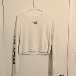 holister crop sweater